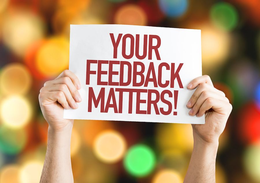 Your feedback matters!